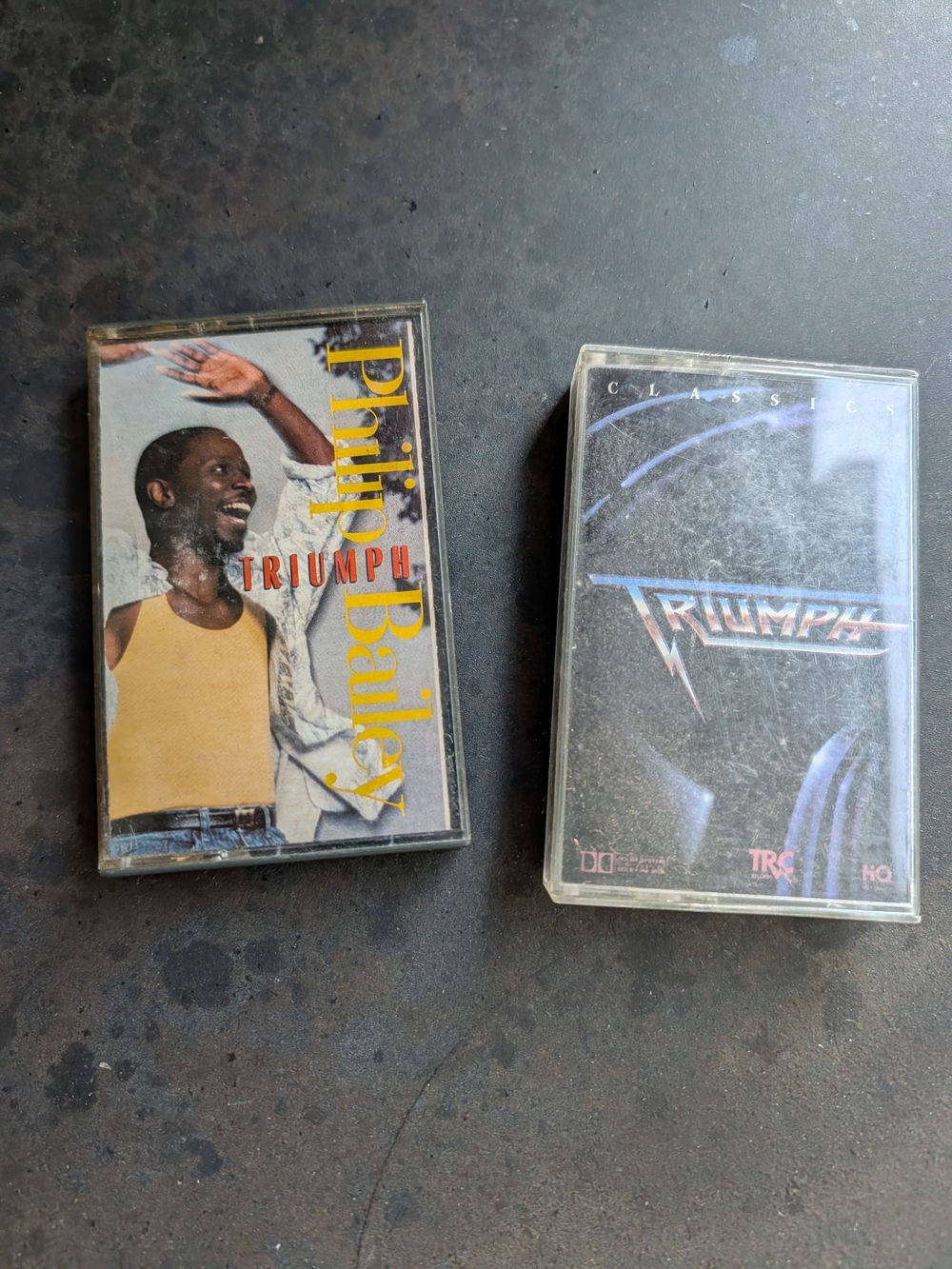 Vintage Triumph Audio Cassette Tape - Bundle Of 2